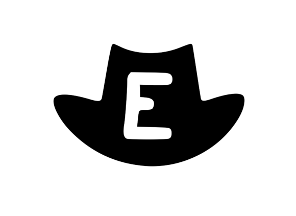 Cowboy Hat with Playful Mono: A Must for Graphics & Crafts