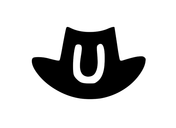 Cowboy Hat with Playful Mono U: A Fun Graphics Choice for Crafts