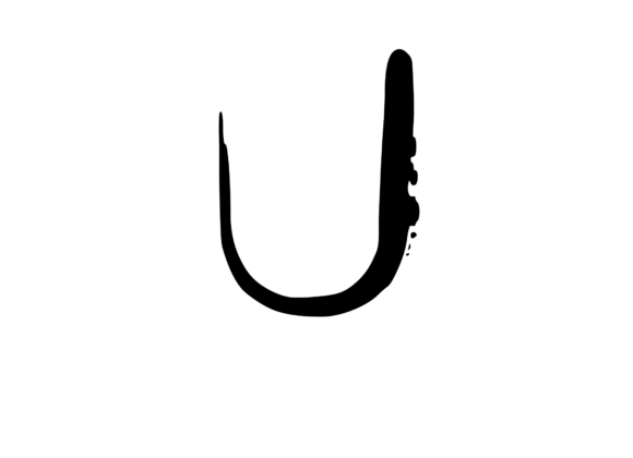 Creepy and Haunting Themed Mono U: A Unique Graphics Asset for Crafts