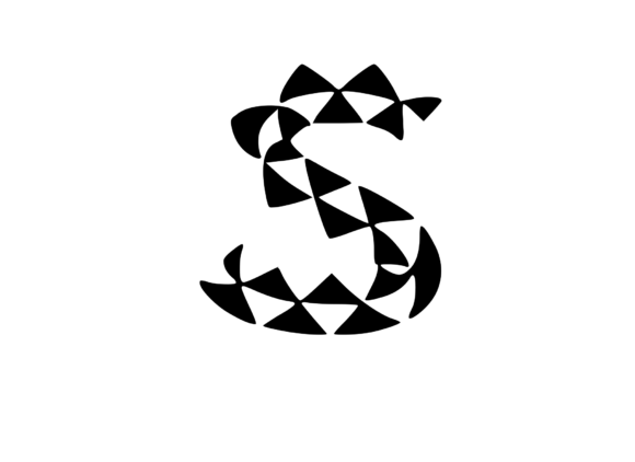 Playful Geometric Pattern for Embroidery