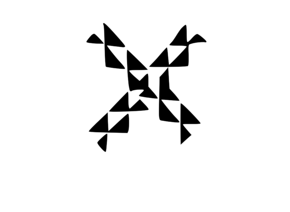 Playful Geometric Pattern Mono X: A Versatile Graphics Asset for Creative Crafts