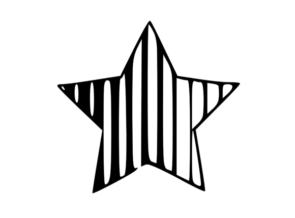 Striped Star 4: A Versatile Embroidery Design