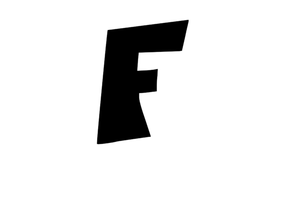 Super Heavy Funky Square Mono F: A Bold Graphics Choice for Crafts