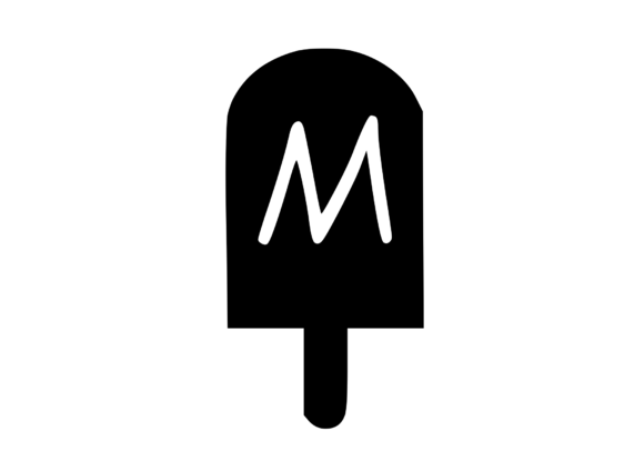 Sweet Summer Ice Lolly Mono M: A Perfect Graphics and Crafts Asset