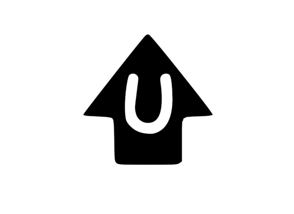 Up Arrow with Children's Playful Mono: A Graphics Gem for Crafts