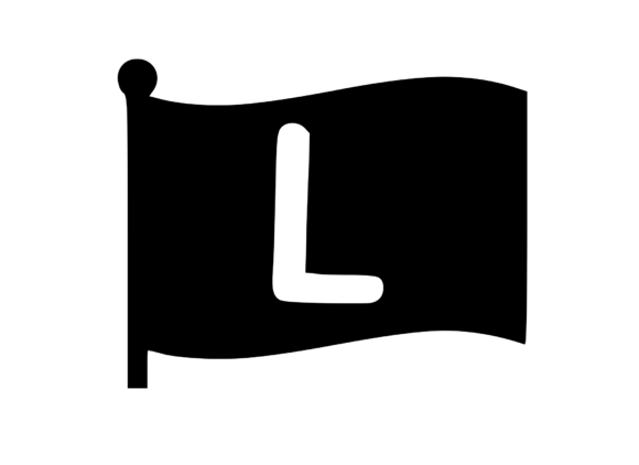 Waving Flag with Mono L: A Versatile Graphics Asset for Crafts