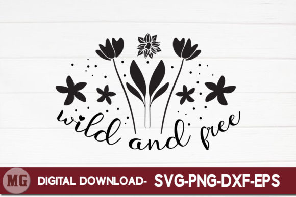 Wild and Free: A Versatile Graphics and Crafts Asset